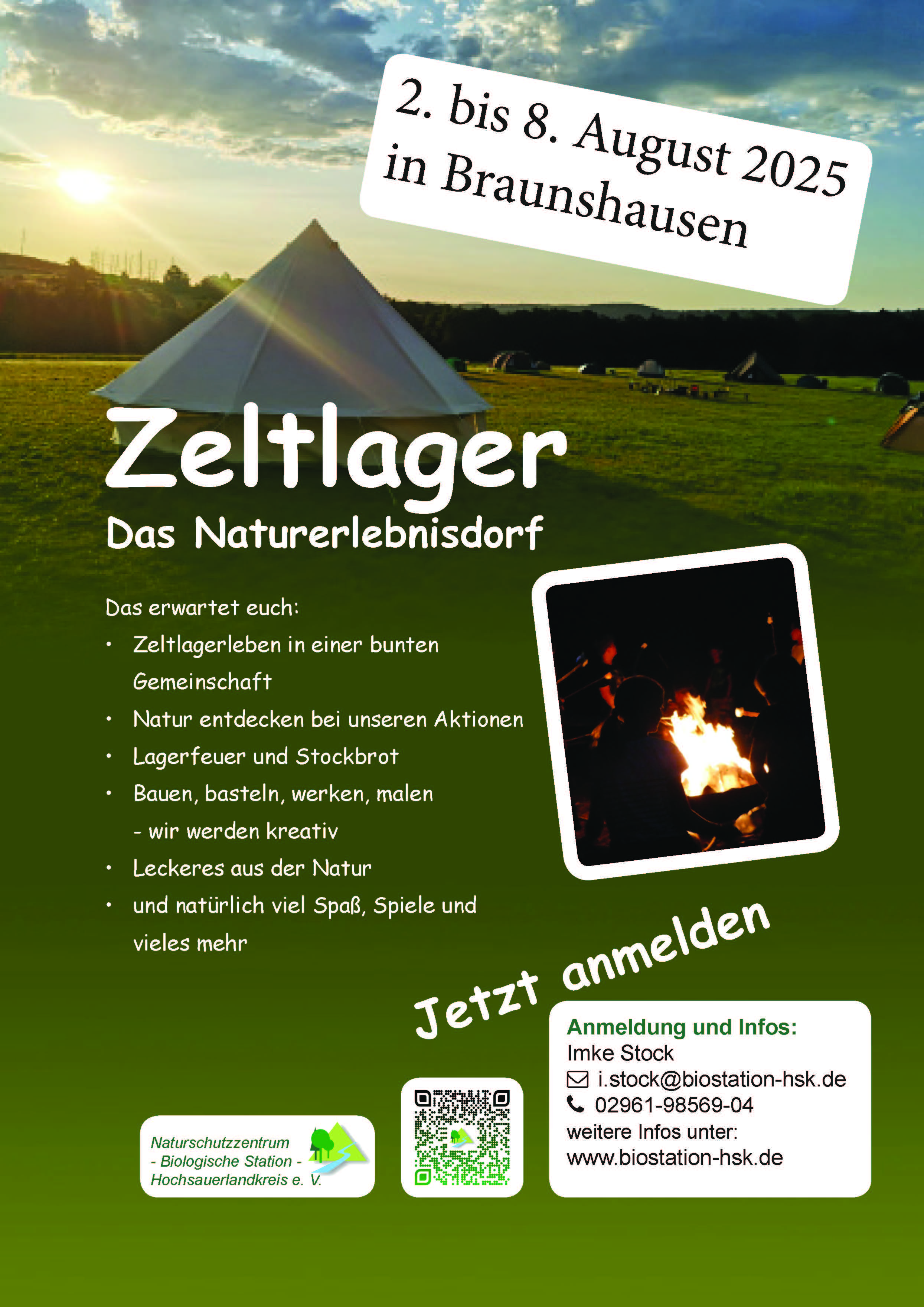 Plakat Zeltlager