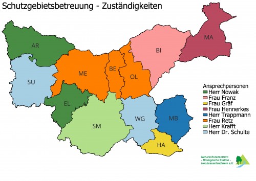 Karte Zuständigkeiten Gemeinden HSK