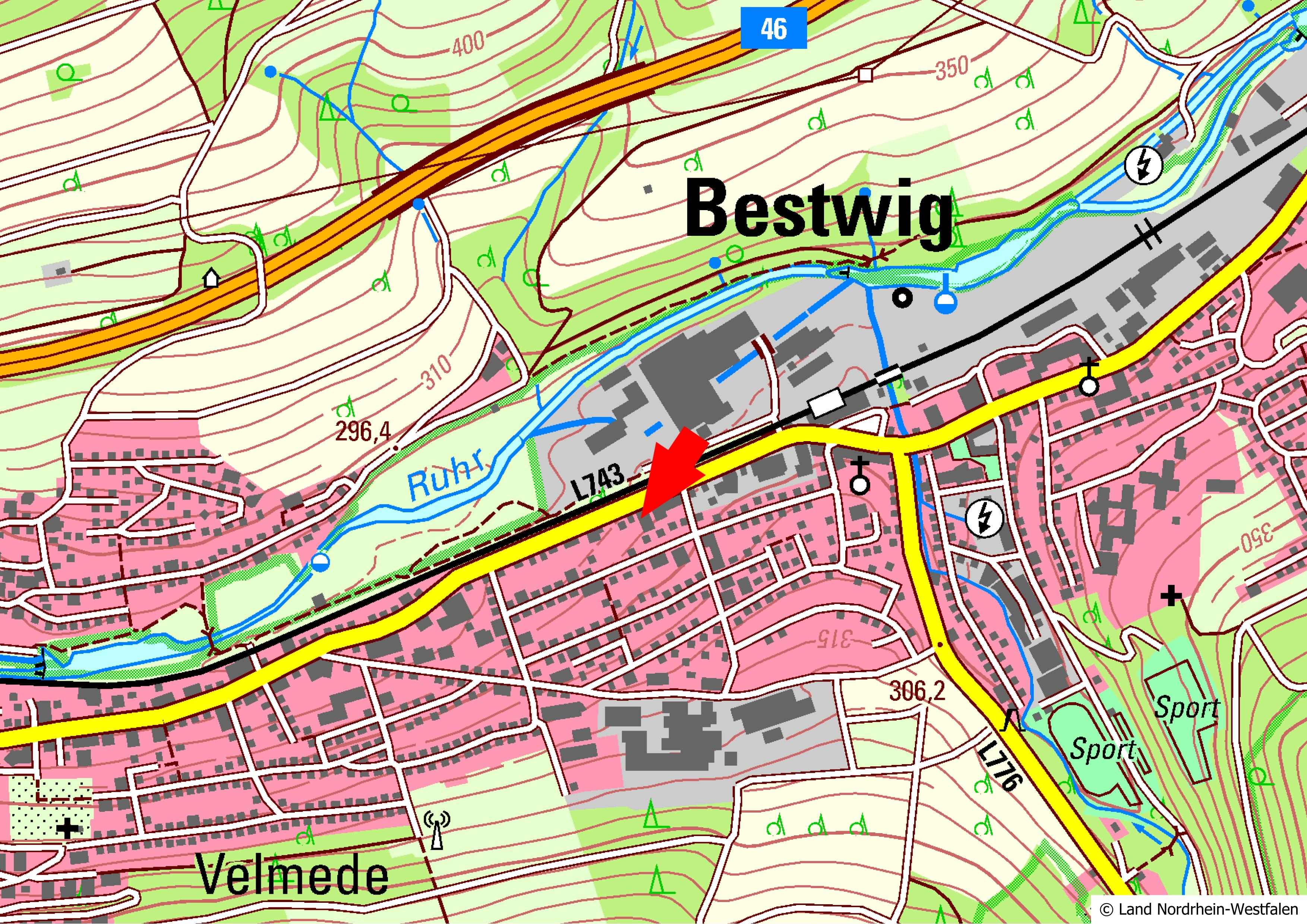 Karte Gasthof Hengsbach