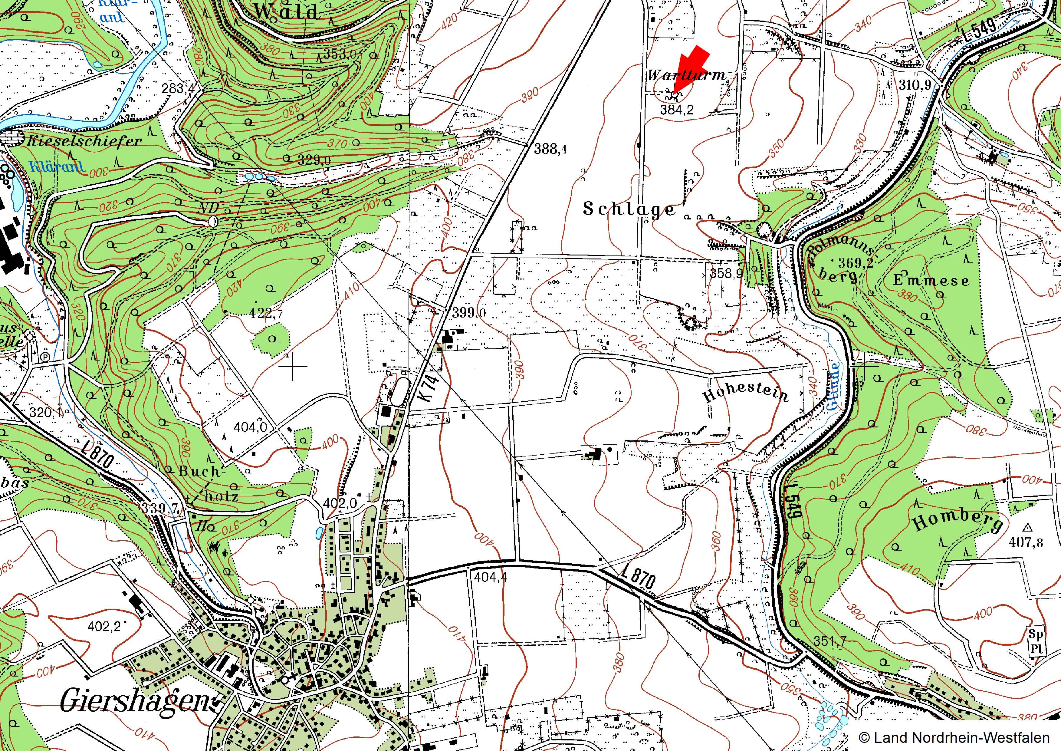 Wartturm Obermarsberg Wartturm Obermarsberg